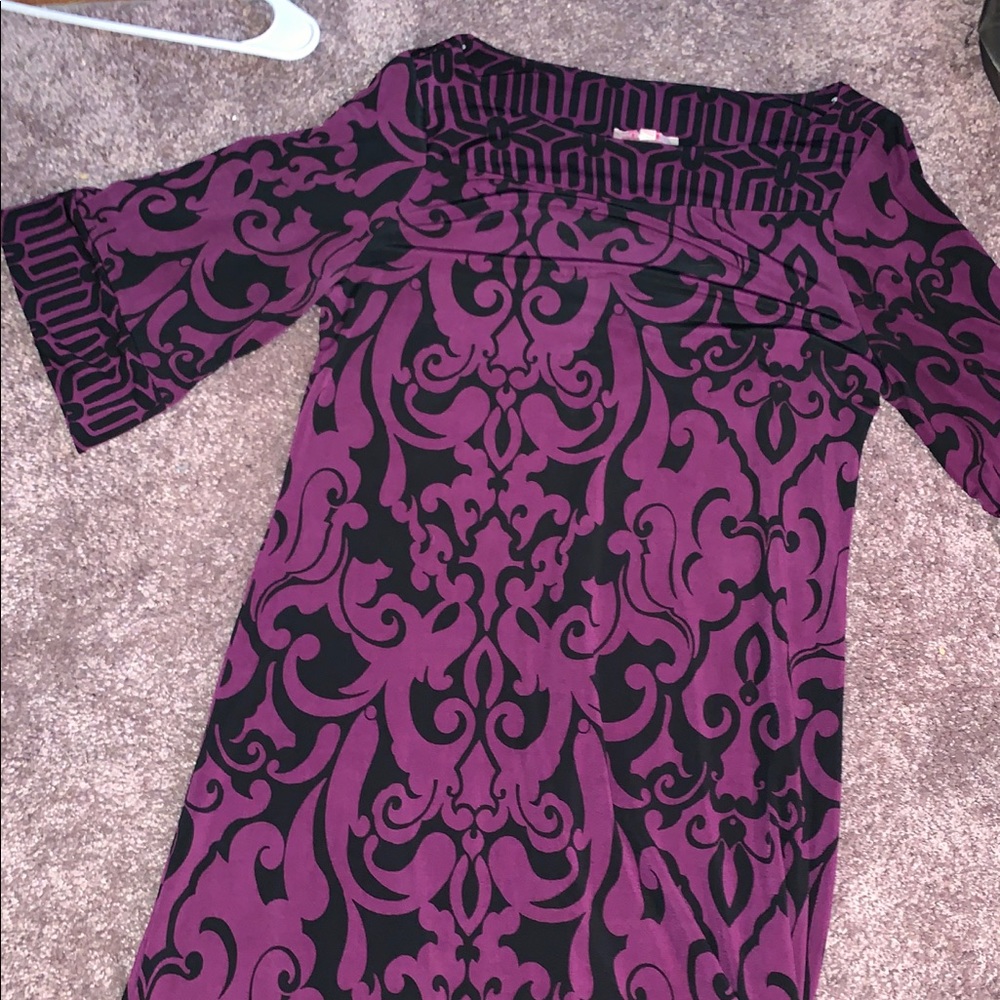 Dark purple and black dress by candies